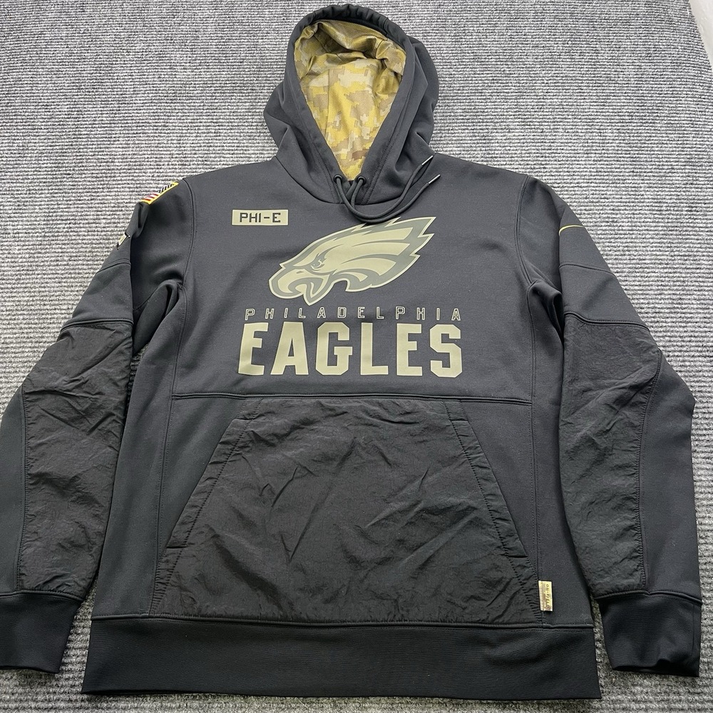 Nike Philadelphia Eagles Salute to Service Military Therma Hoodie Men's Medium